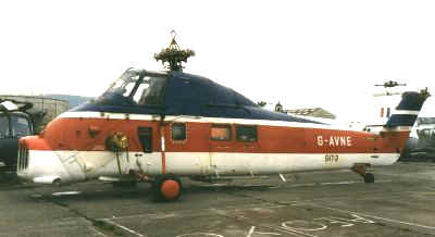 Wessex 60, G-AVNE, at Weston in 1987