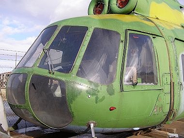 Mi-8P Flightdeck in the Fully-Glazed Nose