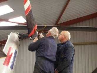Tail Rotor Assembly was fitted by Mike and Stuart