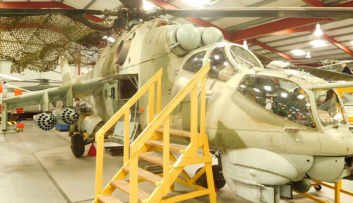Helicopter Museum Exhibits