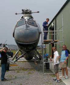 First day of XG452 restoration in August2001