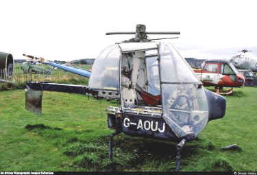 Fairey Ultra Light, G-AOUJ, at The Helicopter Museum in 1991