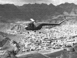 Khormaksar SAR Flight Sycamore HR.14 over Aden