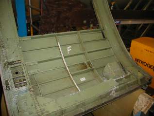 Restoration of  XG452 Cabin Door Starts