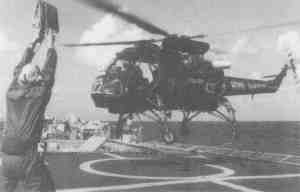Westland Wasp HAS Mk.1 on a Leander Class Frigate