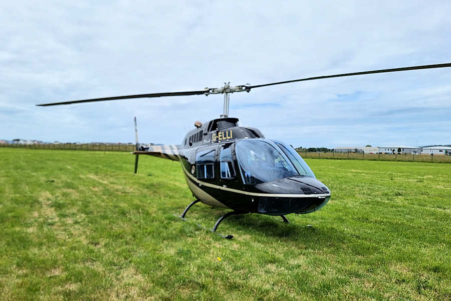 JetRanger G-ELLI at The Helicopter Museum