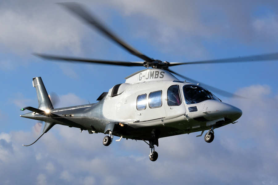 A109 Helicopter G-JMBS at The Helicopter Museum