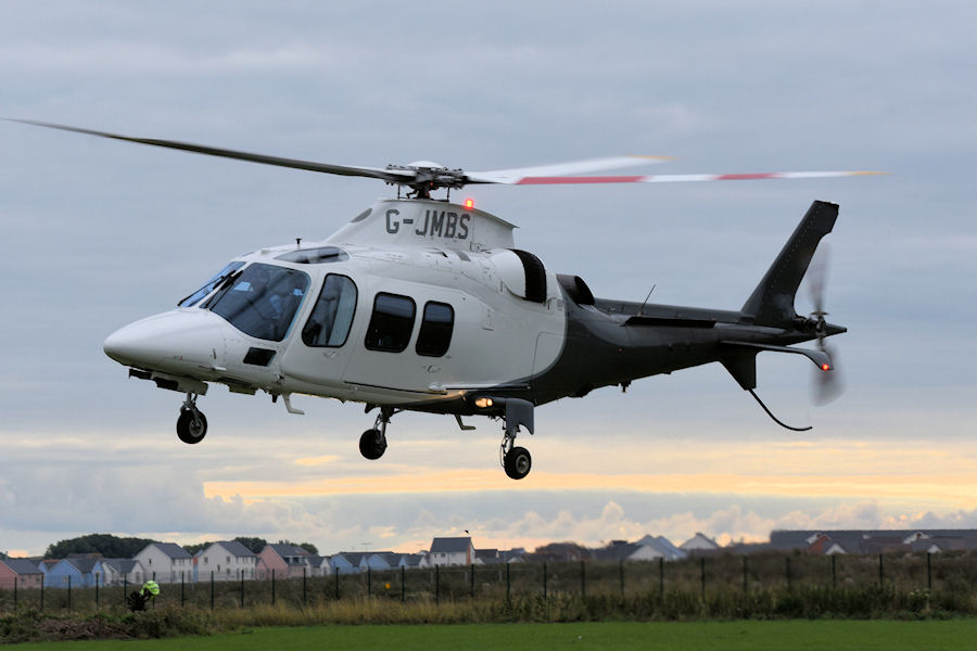 A109S G-JMBS at The Helicopter Museum