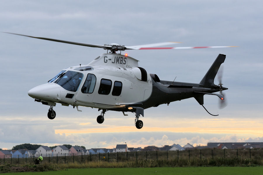 A109S Helicopter G-JMBS at The Helicopter Museum