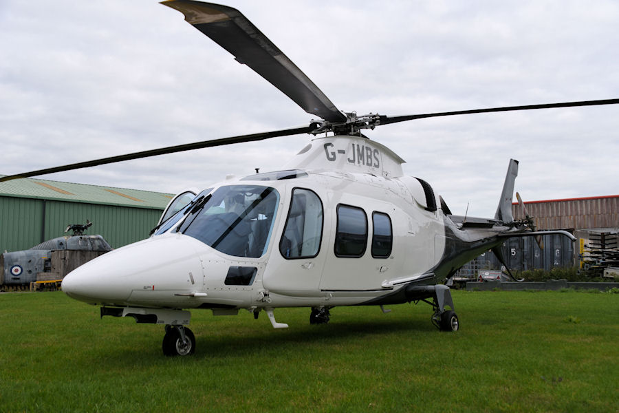 A109S G-JMBS at The Helicopter Museum