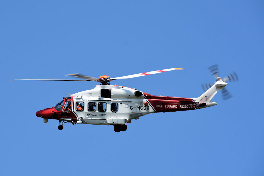 Coastguard Helicopter G-MCGX at The Helicopter Museum