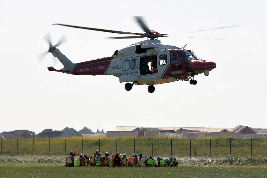 Coastguard Helicopter G-MCGX at The Helicopter Museum