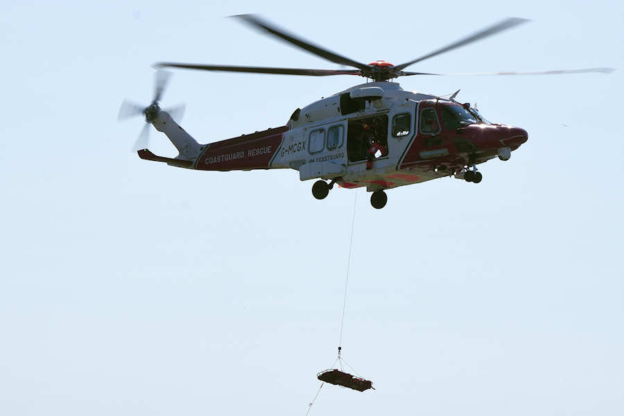 Coastguard AW 189 G-MCGX at The Helicopter Museum