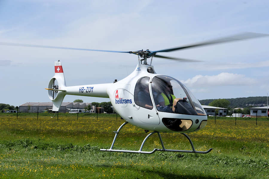 Cabri Helicopter HB-ZOM at The Helicopter Museum