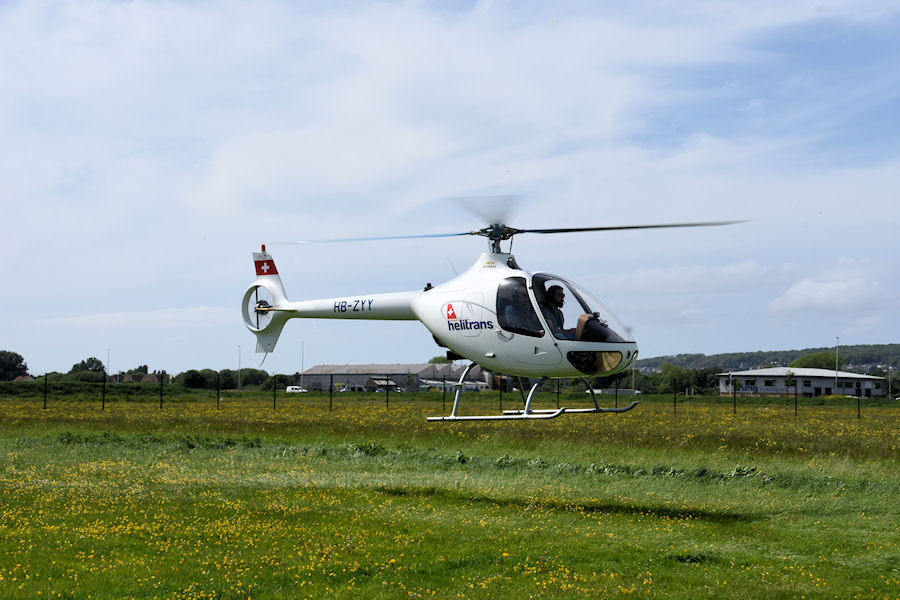 Cabri Helicopter HB-ZYY at The Helicopter Museum