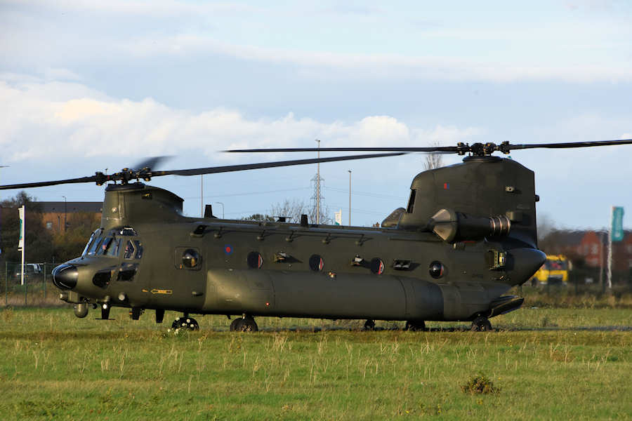 Chinook ZH902 at The Helicopter Museum