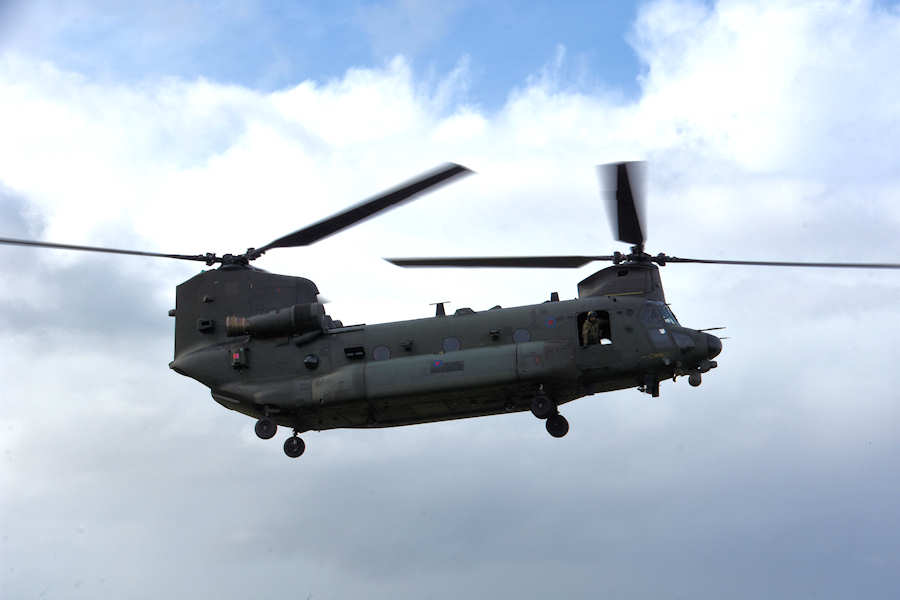 Chinook Helicopter ZH897 at The Helicopter Museum