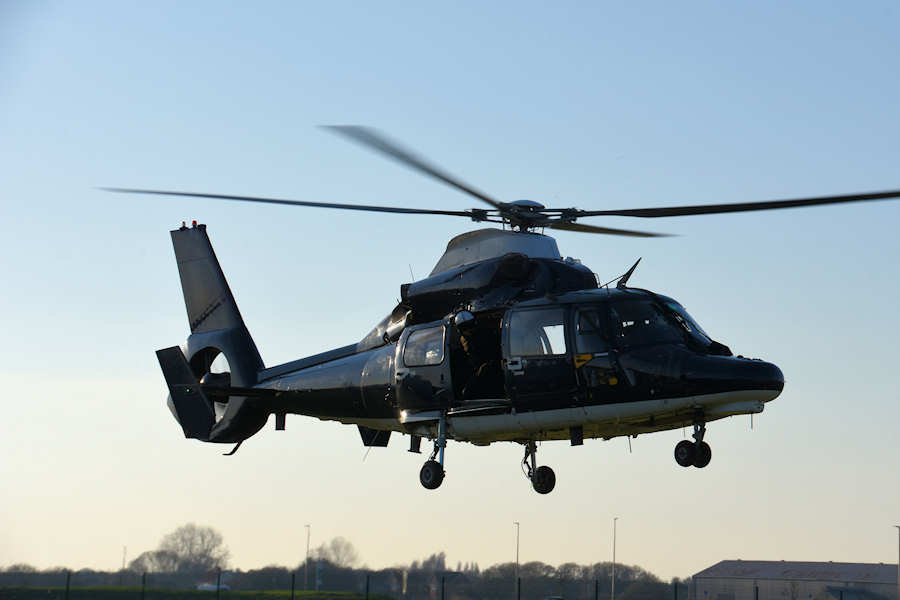 Dauphin ZJ783 at The Helicopter Museum