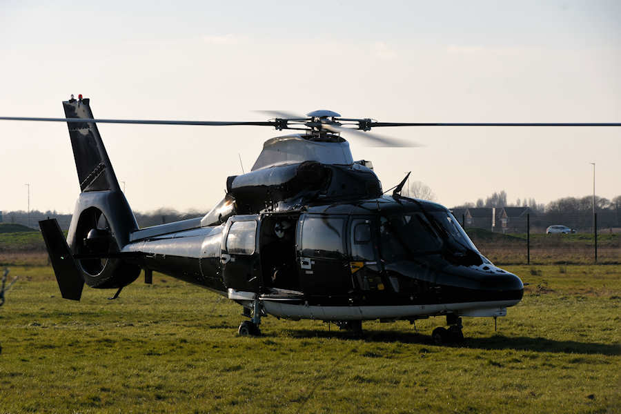 Dauphin Helicopter ZJ783 at The Helicopter Museum