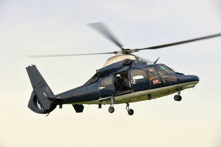 Dauphin ZJ782 at The Helicopter Museum