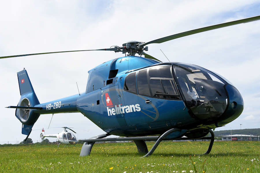 EC120 Helicopter HB-ZBD at The Helicopter Museum