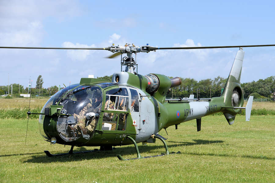 Gazelle XW847 at The Helicopter Museum