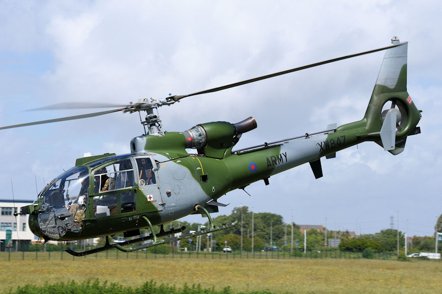 Gazelle XW847 at The Helicopter Museum