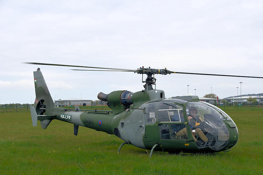 Gazelle HA-LRF at The Helicopter Museum