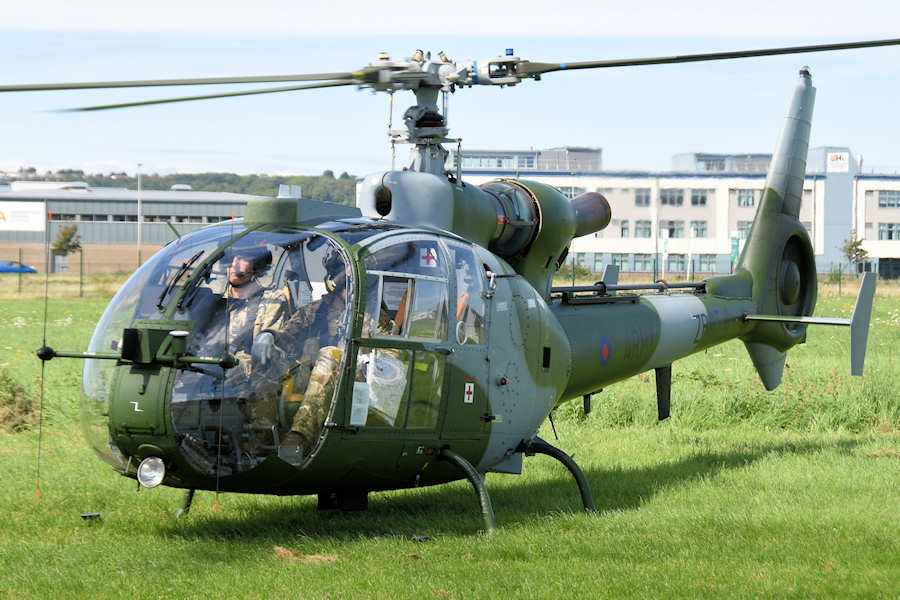 Gazelle  ZB674 at The Helicopter Museum