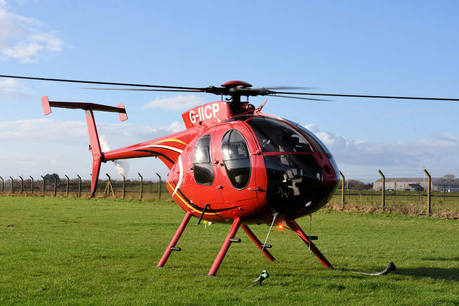 hughes500 helicopter visits The Helicopter Museum