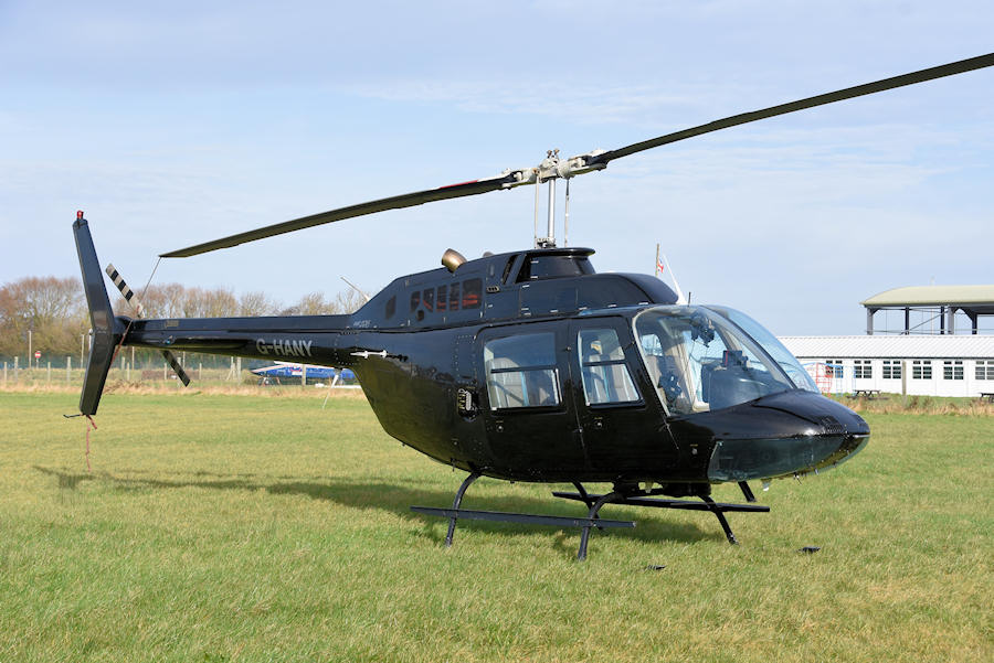 Jetranger G-HANY at The Helicopter Museum