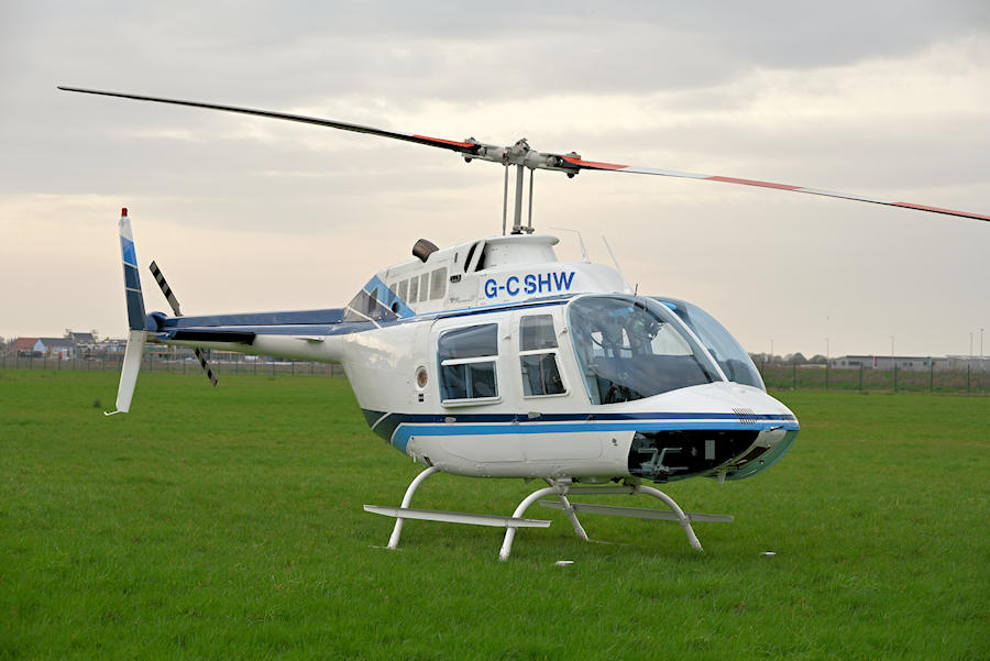 JetRanger G-CSHW at The Helicopter Museum