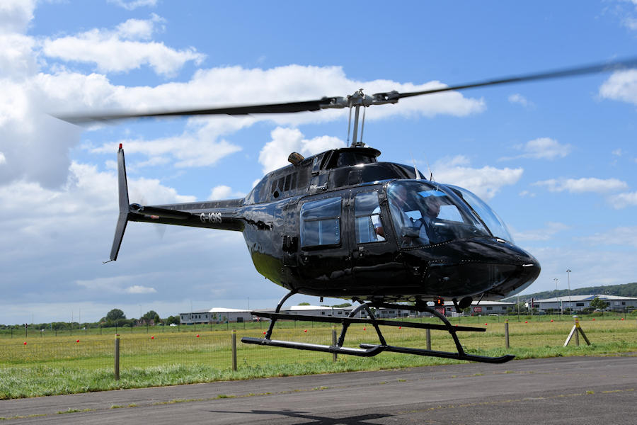 Jetranger G-IGIS at The Helicopter Museum