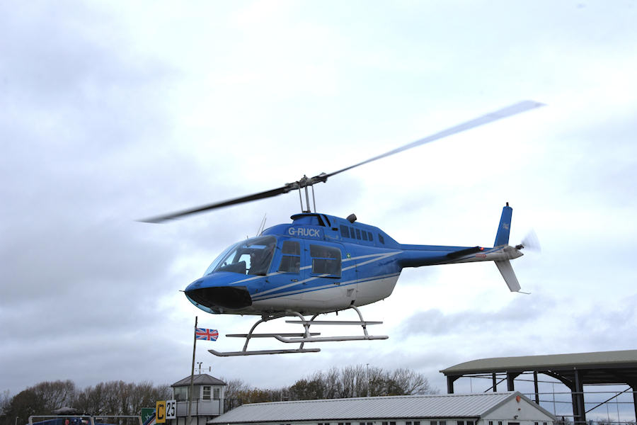Jet Ranger G-RUCK at The Helicopter Museum