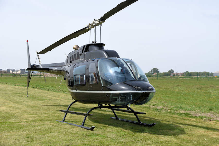 Jetranger helicopter G-TREE at The Helicopter Museum