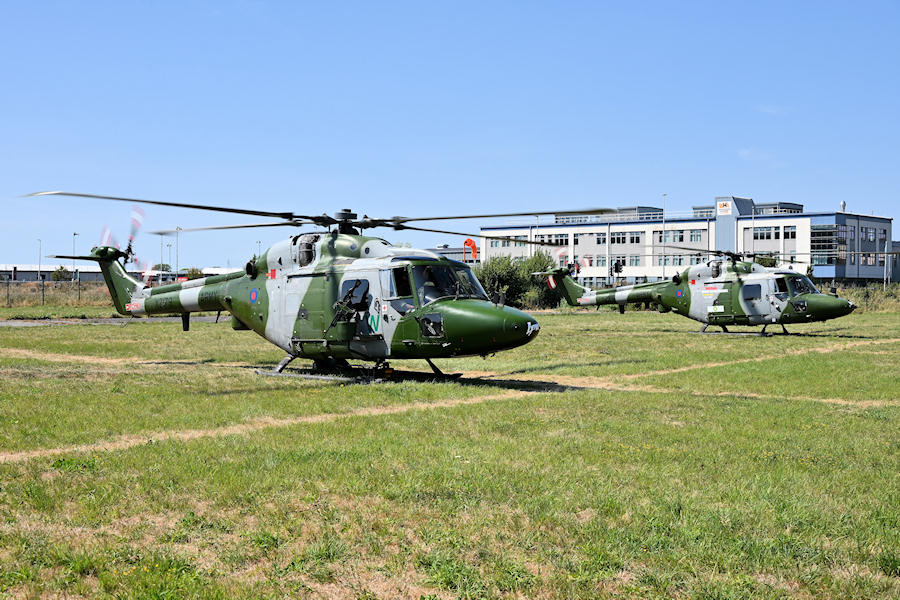 Lynx XZ179 and XZ616 at The Helicopter Museum