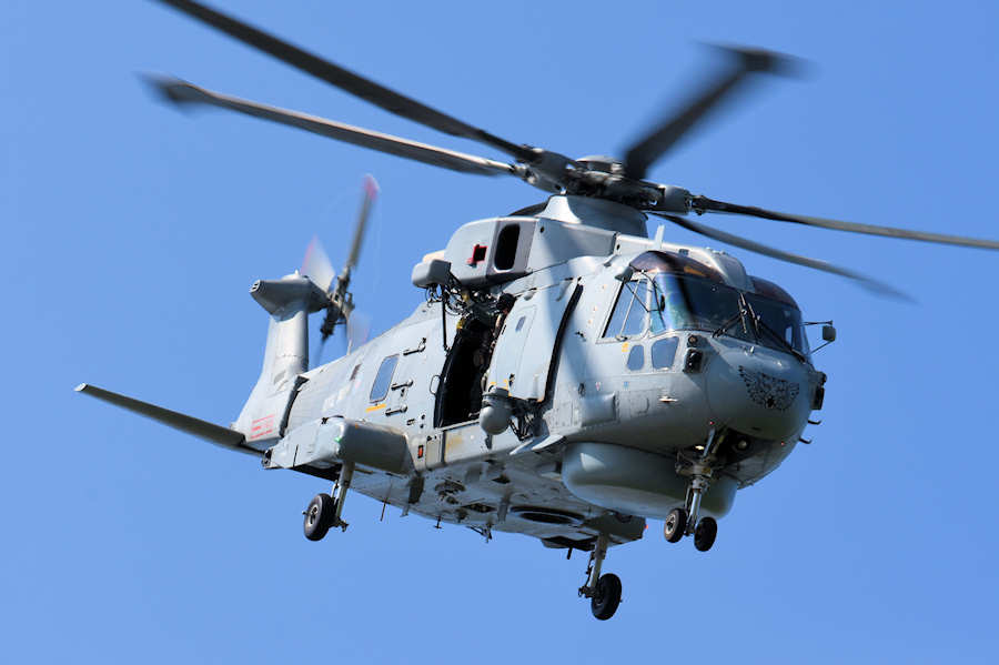 Merlin helicopter ZH826 at The Helicopter Museum