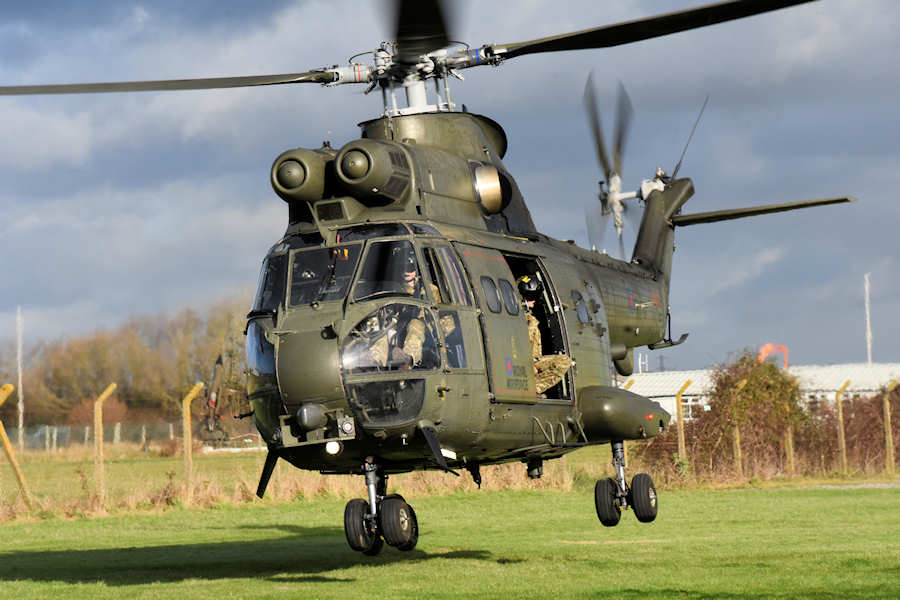 puma helicopter visits The Helicopter Museum