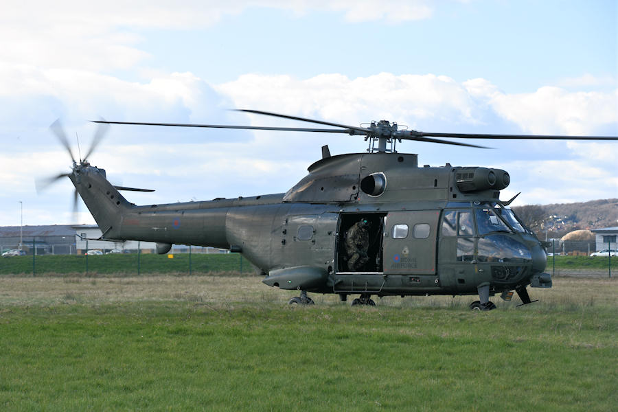Puma ZA939 and Puma ZJ954 at The Helicopter Museum