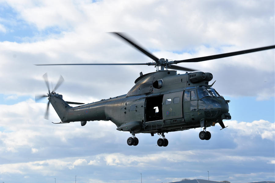 Puma ZA939 and Puma ZJ954 at The Helicopter Museum