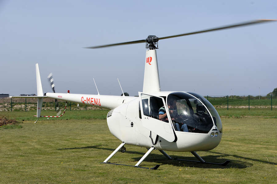 R44 G-MENU at The Helicopter Museum