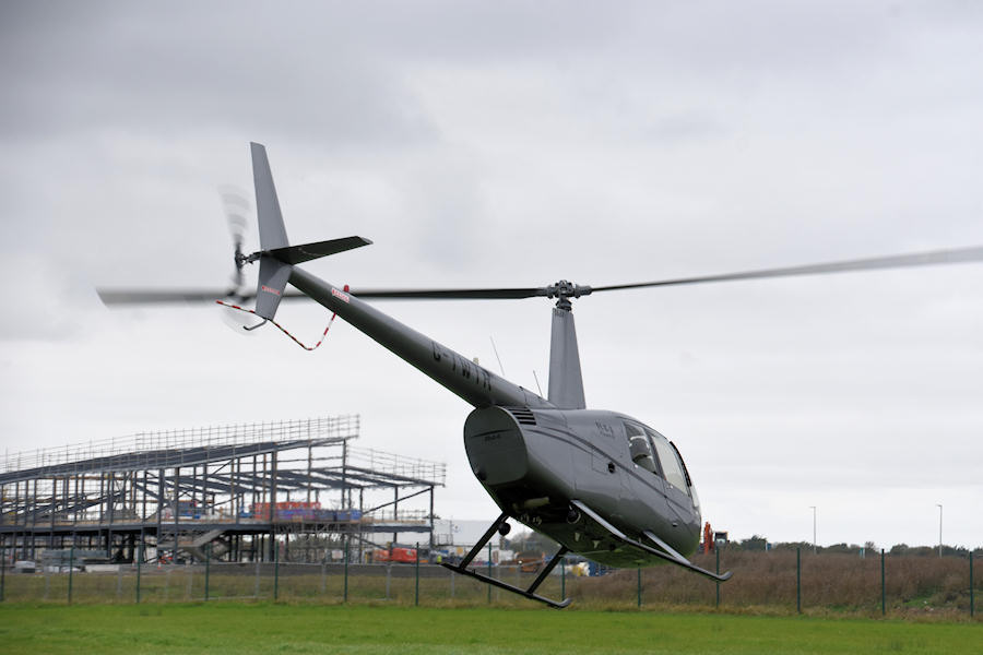 R44 G-TWTR at The Helicopter Museum