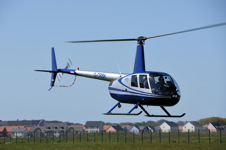 R44 G-ORBK at The Helicopter Museum