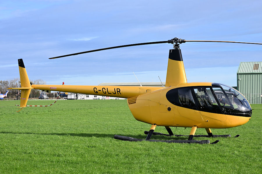 R44 G-CLJR at The Helicopter Museum