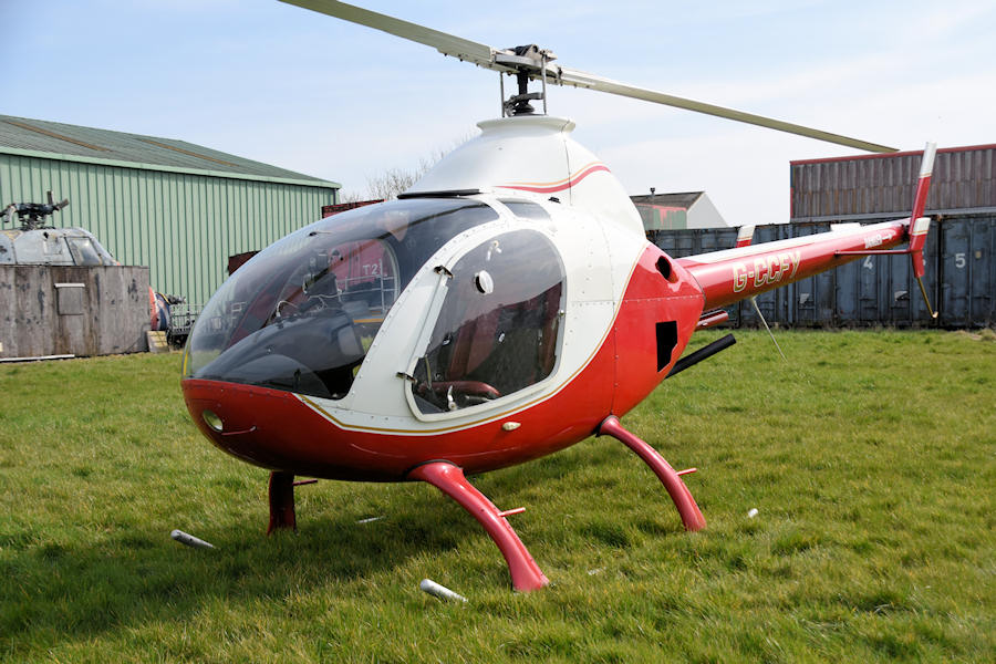RotorWay Exec G-CCFY at The Helicopter Museum