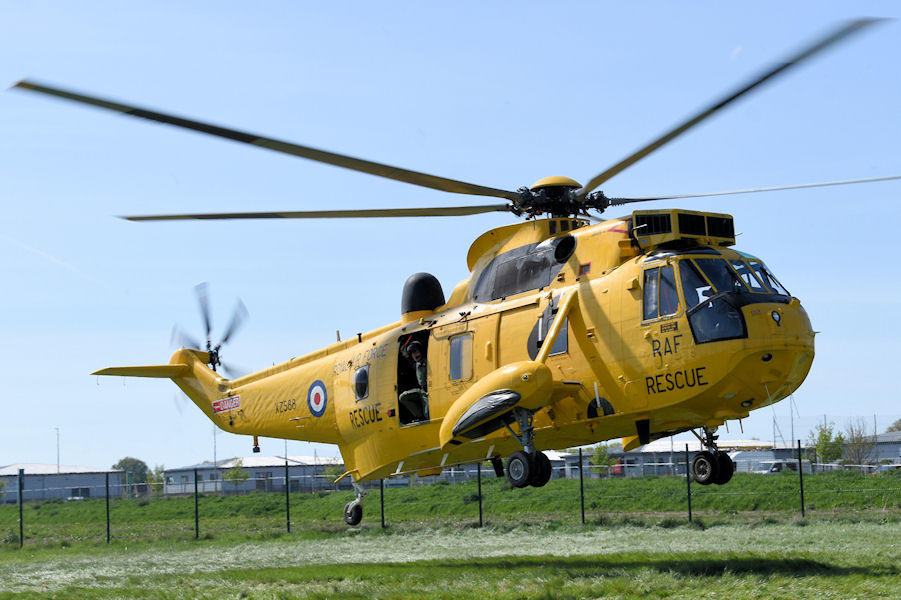 Historic Helicopter Sea King XZ588 at The Helicopter Museum