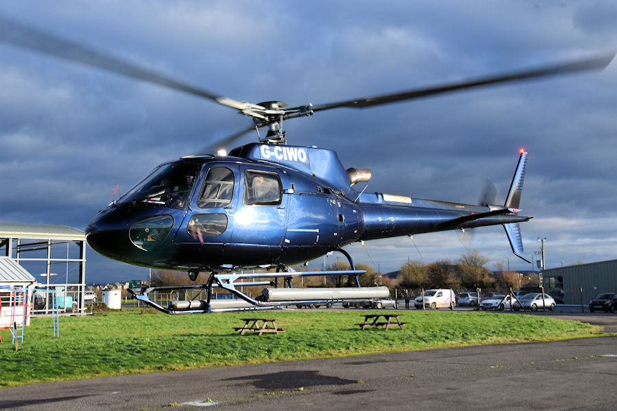 Squirrel G-CIWO at The Helicopter Museum