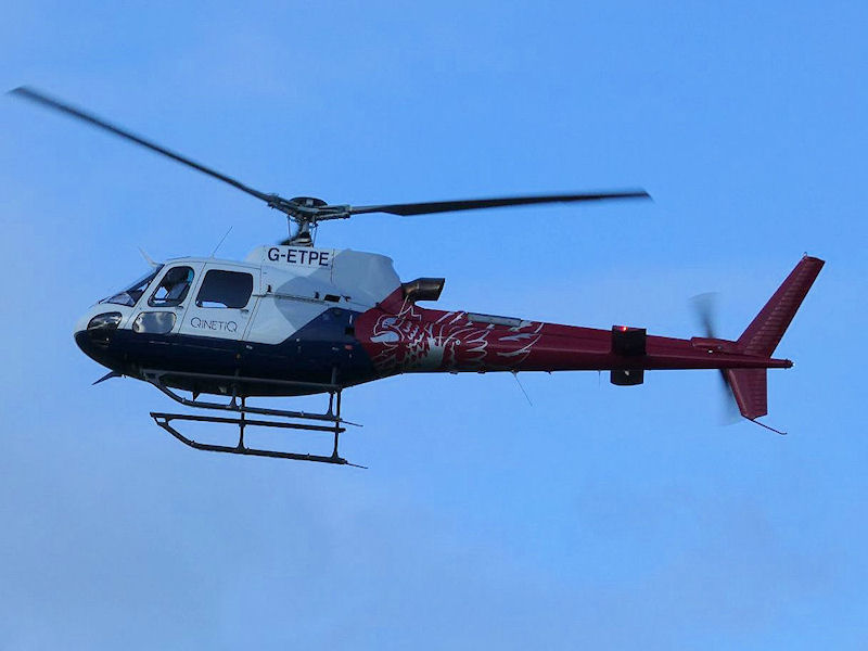 Squirrel G-ETPE at The Helicopter Museum