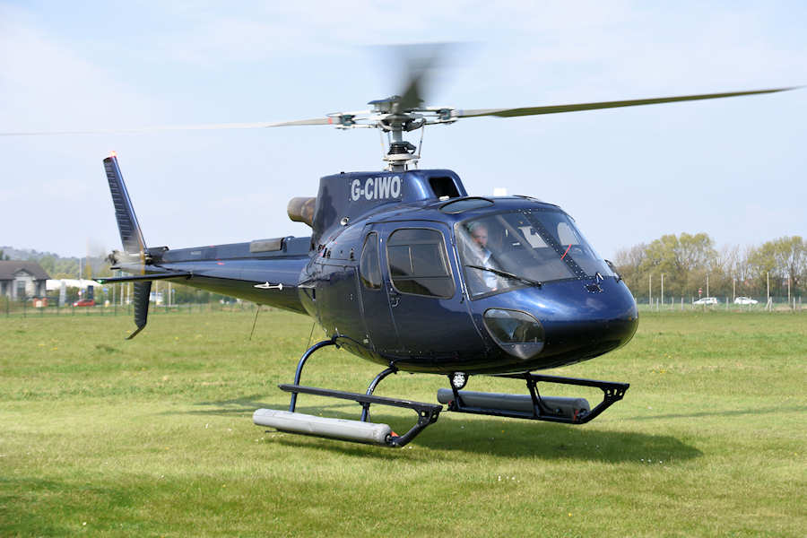 Squirrel G-CIWO at The Helicopter Museum