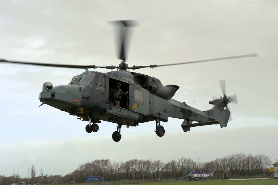 Wildcat Helicopter ZZ393 at The Helicopter Museum